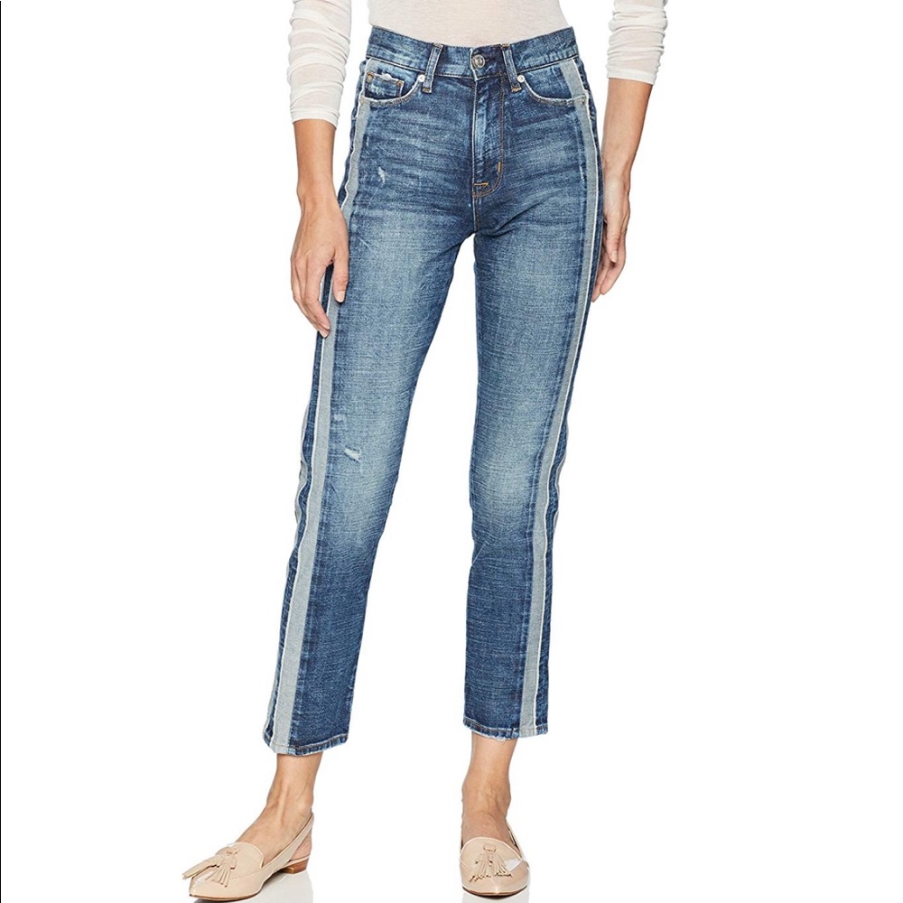 Hudson Zoeey Selvage high rise jeans